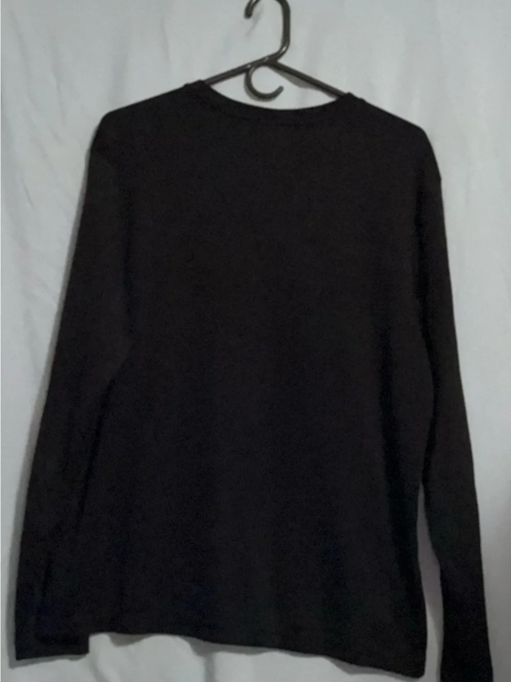 Starter Men's Black Regular Fit Long Sleeve Core Active Performance Shirt Size L